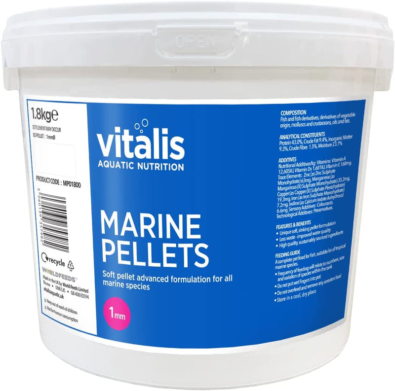 Vitalis Marine Pellets (XS) 1mm 1.8kg