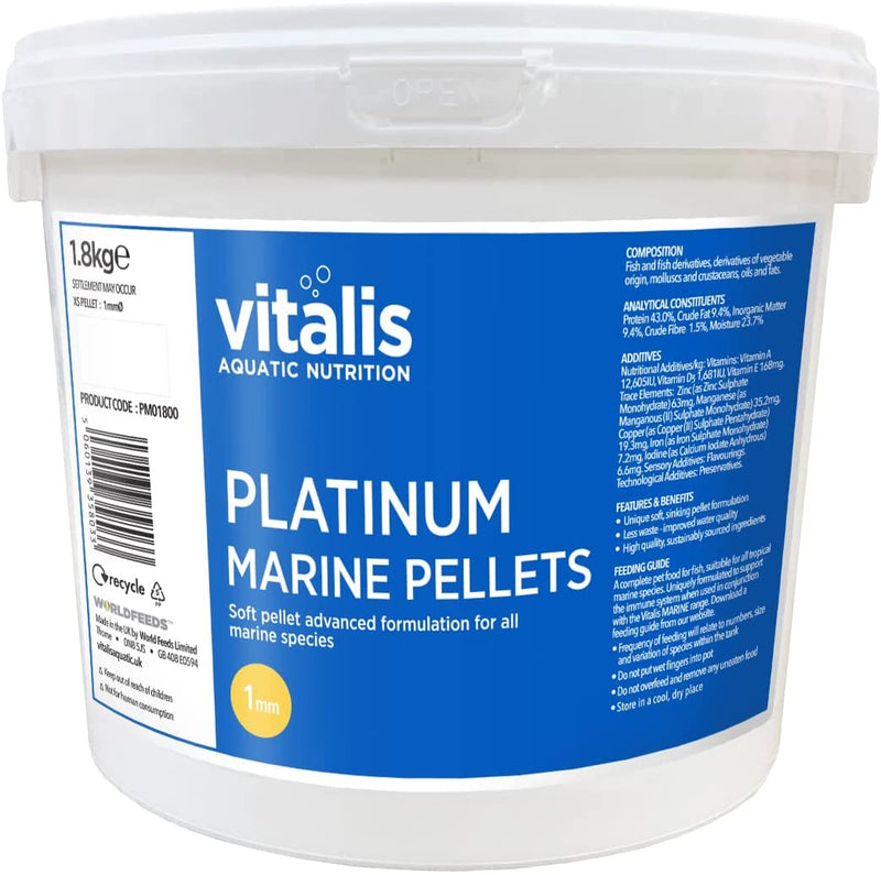 Vitalis Platinum Marine Pellets (XS) 1mm 1.8kg