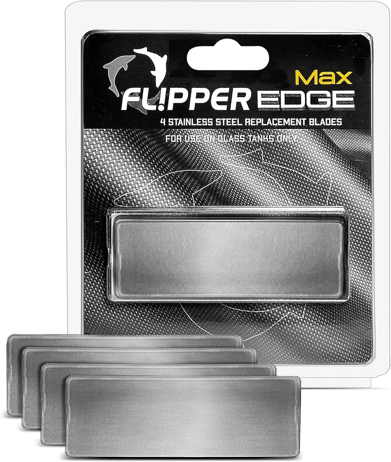 Flipper Edge Max replacement stainless steel bladed - 4pk