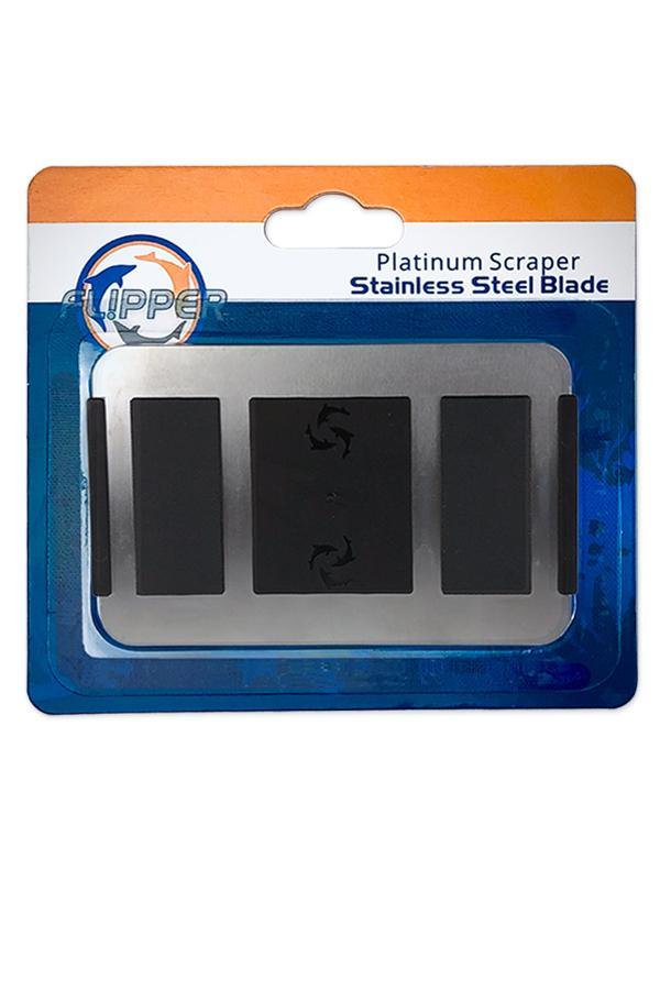 Flipper - Platinum Scrapper Stainless steel Blades