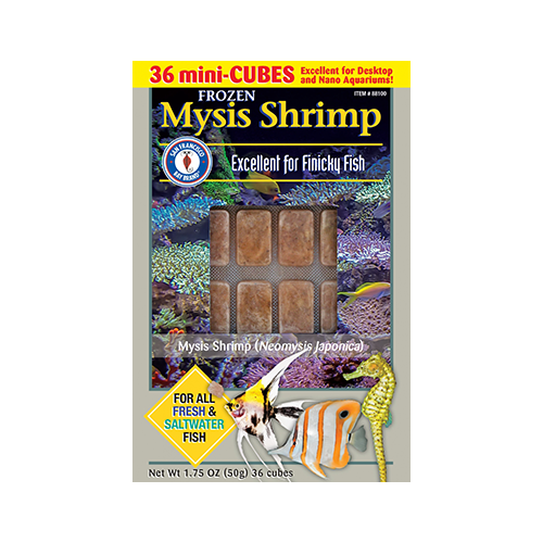 San Fransisco Bay Brand Mysis Shrimp Frozen Cube Frozen Fish Food