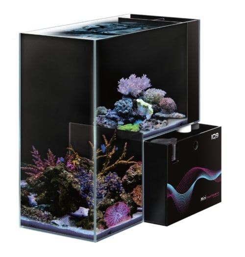 DYMAX IQ9 MINI DROP OFF AQUARIUM SET-MARINE 470MM L X 220MM W X 470MM H (5MM THICKNESS)